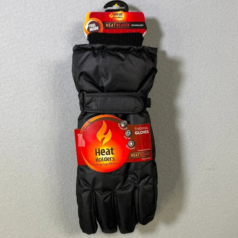 Heat Holders Men's Black Emmett High Performance Gloves