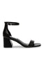 Steve Madden Women's Black Epix Leather Heeled Sandals | Steve Madden In Lebanon