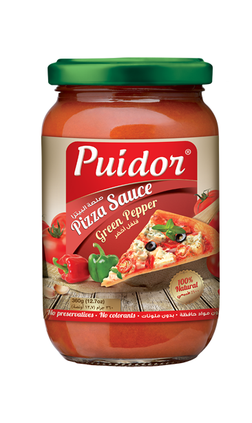 Puidor Pizza Sauce Green Pepper 610g | Puidor In Lebanon