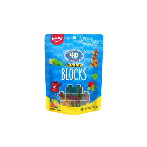 Amos 4D Gummy Blocks 72g | Amos In Lebanon