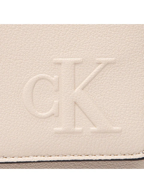 Calvin Klein  Women's Light Beige Ultralight Convertible Flap  Crossbody Bag | Calvin Klein  in Lebanon
