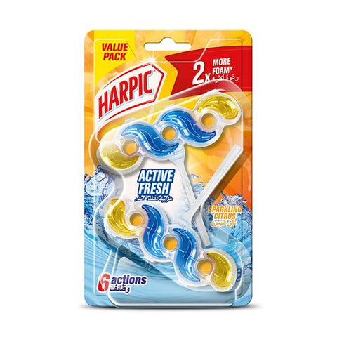 Harpic Toilet Block Sparkling Citrus 2 *35g | Harpic In Lebanon