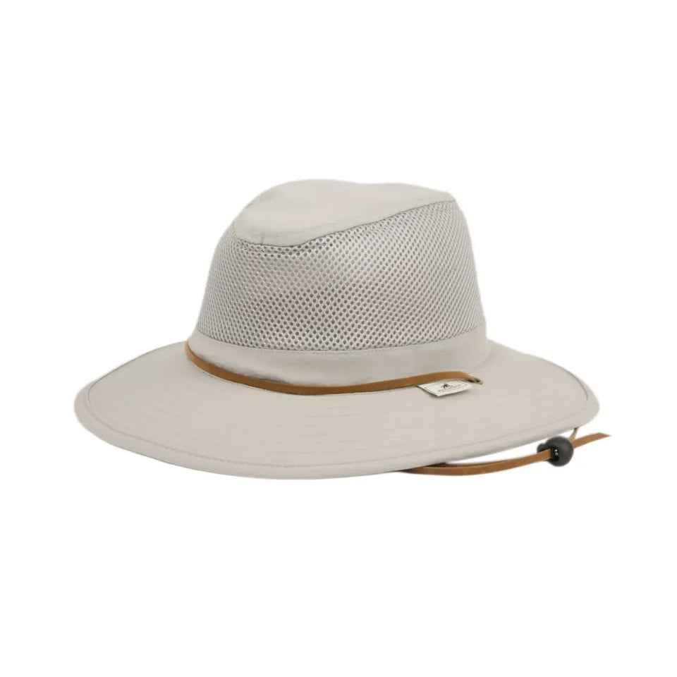 Elysiumland Women's Gray Outdoor Safari Mesh Sun Hat