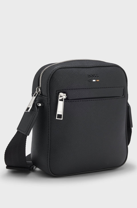 Hugo Boss Men's Black Reporter Leather Bag |Hugo Boss In Lebanon