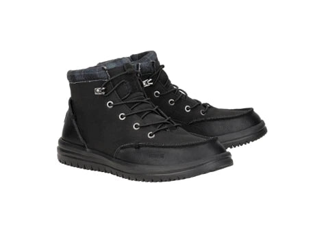 Hey Dude Men's Black Bradley Classic Boots | Hey Dude In Lebanon