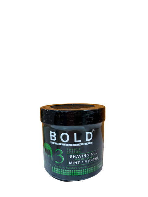 Bold Triple Action Shaving Gel Mint 500ml