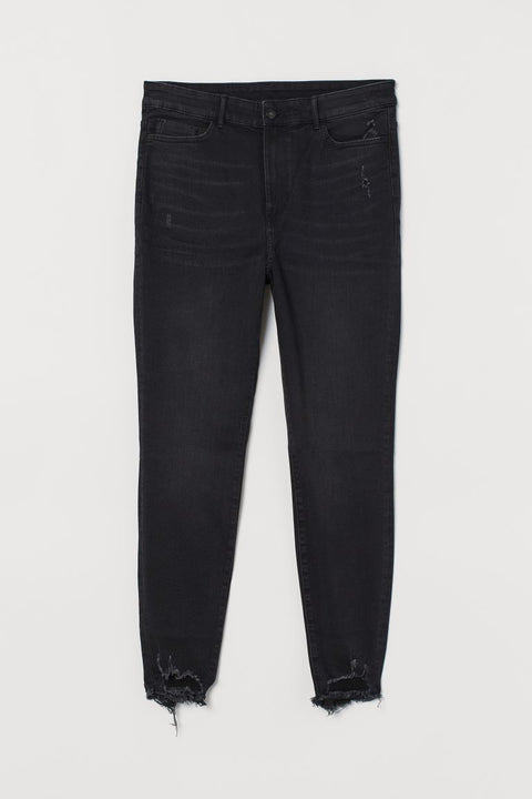 H&M Women's Black Super Skinny High Petite  Jeans 0750330003(YZ86)