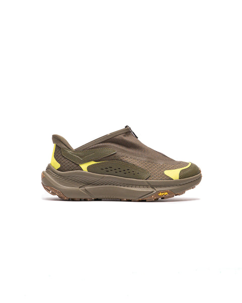 Hoka Men's Olive Green Project Transport Sneakers | Hoka In Lebanon