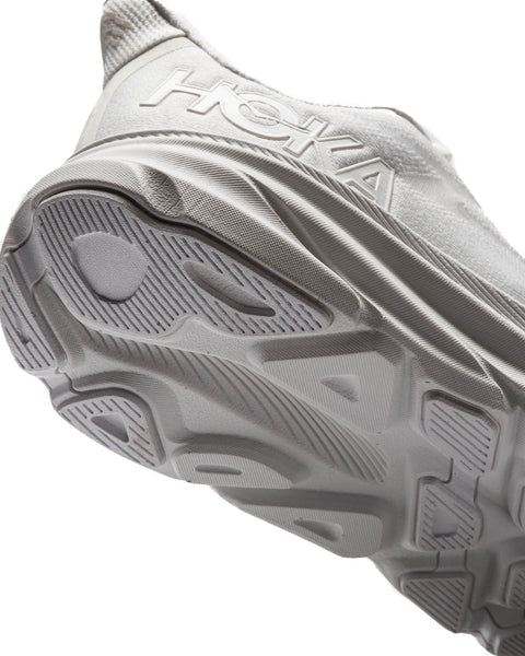 Hoka Men's White Clifton 9 Sneakers | Hoka In Lebanon