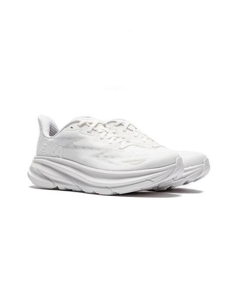 Hoka Men's White Clifton 9 Sneakers | Hoka In Lebanon