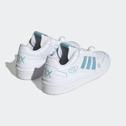 Adidas Women's White & Blue Forum Low Sneaker | Adidas In Lebanon