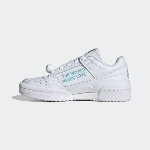 Adidas Women's White & Blue Forum Low Sneaker | Adidas In Lebanon