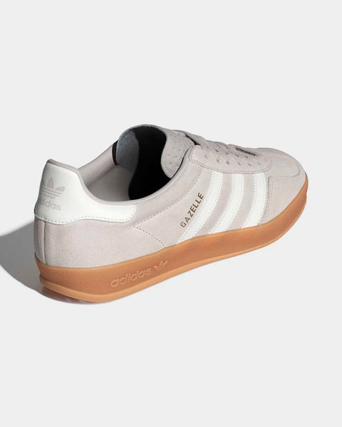 Adidas Women's Beige & White Gazelle Indoor Sneakers | Adidas In Lebanon