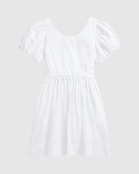 Polo Ralph Lauren Girl's White Cotton Seersucker Dress | Polo Ralph Lauren In Lebanon