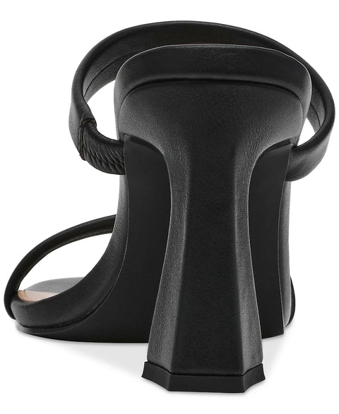 Dolce Vita Women's Black Yorke Two-Band Square-Toe High-Heel Dress Sandals| Dolce Vita In Lebanon