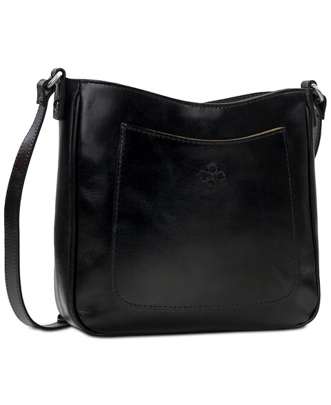 Patricia Nash Women's Black Emeline Small Leather Crossbody|Patricia Nash In Lebanon