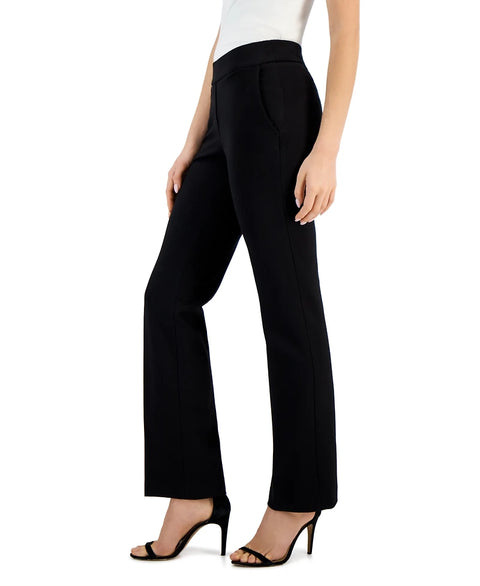 Anne Klein Women's Black Mid-Rise Pull-On Pants | Anne Klein In Lebanon