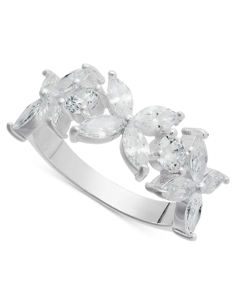 Charter Club Women's Silver Tone Floral Ring |Charter Club In Lebanon