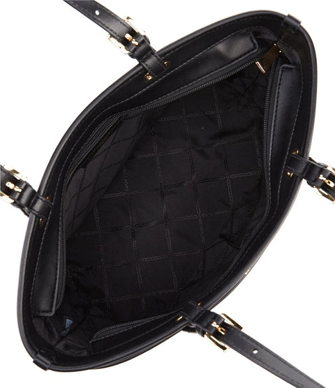 Michael Kors Women's Black Leather Top Zip Pocket Tote Bag |Michael Kors In Lebanon