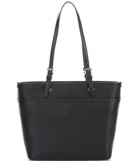 Michael Kors Women's Black Leather Top Zip Pocket Tote Bag |Michael Kors In Lebanon