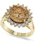 Charter Club Women's Gold  Cubic Zirconia Split Halo Ring| Charter Club in Lebanon