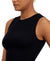 Hippie Rose Women's Black Seamless Mineral Wash Crewneck Tank Top |Hippie Rose In Lebanon