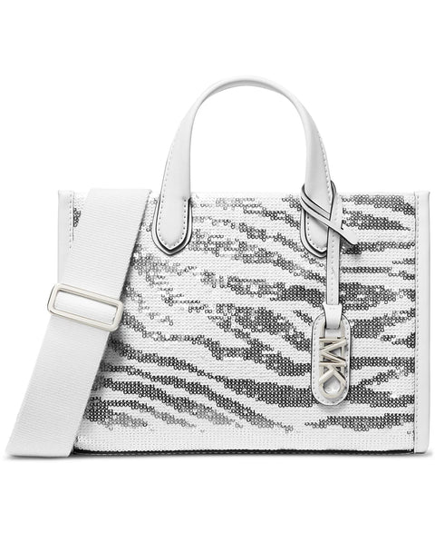 Michael Kors Women's Silver Gigi Small Hand Bag | Michael Kors In Lebanon