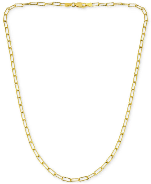 Giani Bernini Women's Gold Diamond Cut Paperclip Necklace |Giani Bernini in Lebanon