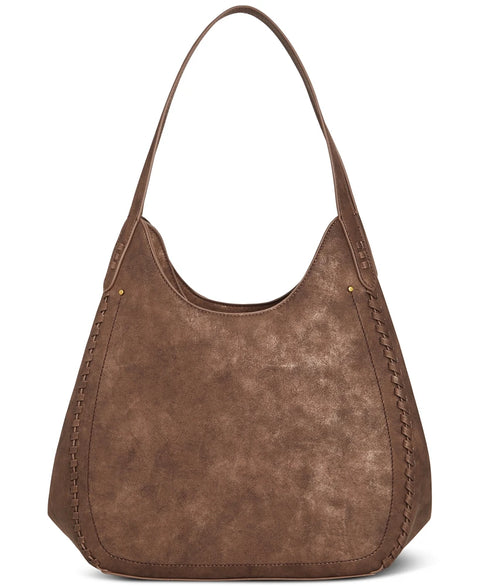 Style & Co Women's Brown Whip-Stitch Soft Hobo Bag | Style & Co In Lebanon