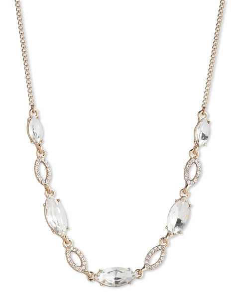 Givenchy Women's Gold-Tone Crystal Frontal Necklace | Givenchy In Lebanon