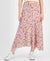 Hippie Rose Juniors' Printed Asymmetric Maxi Skirt |Hippie Grey in Lebanon