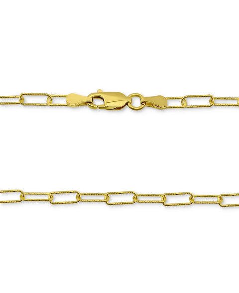 Giani Bernini Women's Gold Diamond Cut Paperclip Necklace |Giani Bernini in Lebanon