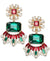 Holiday Lane old-Tone Multicolor Mixed Crystal Earrings |Holiday Lane In Lebanon
