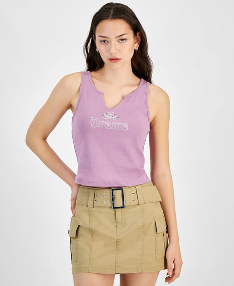 Self Esteem Purple Print Tank Top | Self Esteem In Lebanon