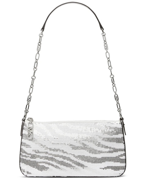 Michael Kors Women's Silver\White Shoulder Bag | Michael Kors In Lebanon