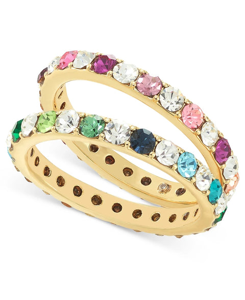 On 34th Women's Gold Tone 2-Pc. Set Multi Stone Ring| On 34th in Lebanon
