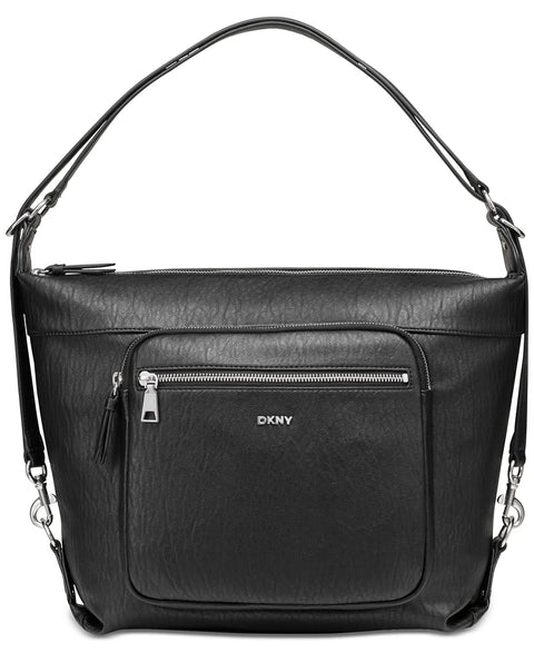 Dkny Women's Black\Silver Convertible Shoulder Bag | Dkny In Lebanon