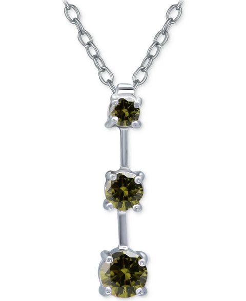 Giani Bernini Women's Olive Cubic Zirconia Necklace |Giani Bernini in Lebanon