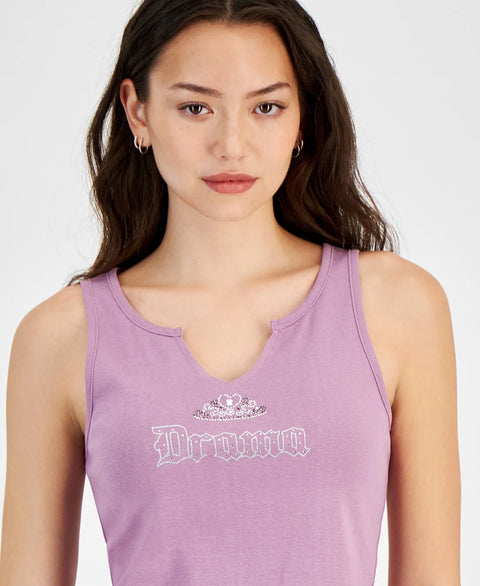 Self Esteem Purple Print Tank Top | Self Esteem In Lebanon