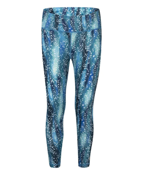 Nike Girl's Blue Icon Clash All Over Print Legging  |Nike In Lebanon