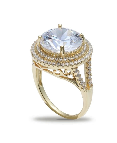 Giani Bernini Women's Gold Double Pave Halo Ring |Giani Bernini in Lebanon