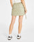 Indigo Rein Women's Beige Cargo Mini Skirt |Indigo Rein In Lebanon