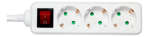SD White 3-Way Table Socket | SD In Lebanon