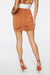Forever 21 Women's Brown Ruched Mini Skirt | Forever 21 In Lebanon