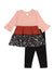 Rare Editions Baby Girl's Printed Tiered Top & Legging Set | Rare Editions In Lebanon