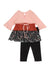 Rare Editions Baby Girl's Printed Tiered Top & Legging Set | Rare Editions In Lebanon