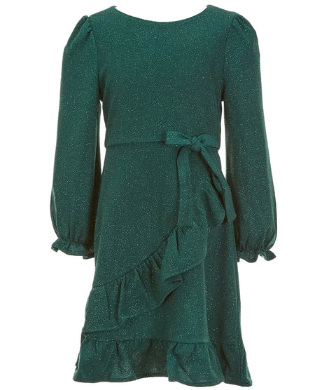 Rare Editions Girl's Dark Green Long S Hunter Dress | Rare Editions In Lebanon