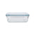 Cloc Green Glass 1860ml Rectangular Food Storage | Cloc In Lebanon