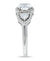 SD Women's Cubic Zirconia 3 Stone Oval Silver Plate Ring | SD in Lebanon