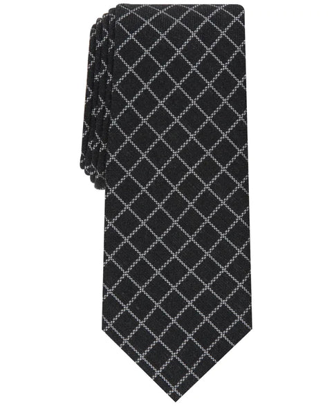 Alfani Men's Black Checked Tie | Alfani In Lebanon